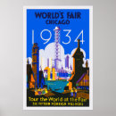 Recherche de vintage de chicago posters 1934
