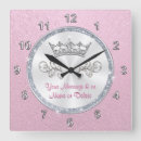 Recherche de rose vif horloges Blanc