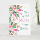 Recherche de fleur abstraite vœux cartes Mother