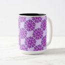 Recherche de fleurs violettes tasses Pour eux