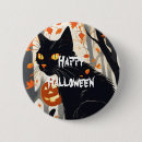 Suche nach schwarze katze halloweens buttons Glücklich