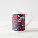 Recherche de coquelicots tasses Motif