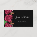 Recherche de fleuriste moderne cartes visite Maquillage