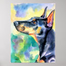 Suche nach pinscher poster Aquarell