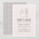 Recherche de bouteille de champagne invitations Sip and see