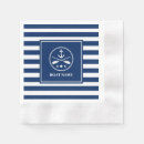 Recherche de ancre serviettes Bleu marine