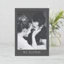 Suche nach elopement einladungen Minimalistisch