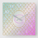 Recherche de sirène horloges Rose