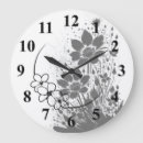 Recherche de monochrome horloges Fleurs