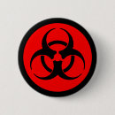 Recherche de biologique badges Symbole de danger biologique