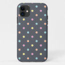 Recherche de points multicolores iphone coques Polka