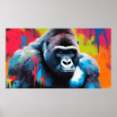 Recherche de gorilles de montagne posters Gorilla beringei beringei