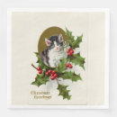 Recherche de vintage christmas serviettes Mignon