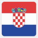 Recherche de la croatie autocollants Drapeaux du monde