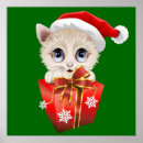 Suche nach katzen in den hüten poster Santa