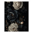 Recherche de fleurs noires et blanches posters Pour tous