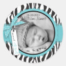Recherche de zèbre rose autocollants Baby shower