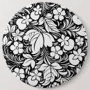 Recherche de modèle floral badges Blanc