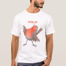 Suche nach singvögel tshirts Rotkehlchen