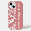 Recherche de damassé rose iphone coques Motif