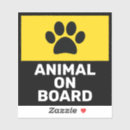 Recherche de tailles voiture autocollants Animal