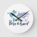 Recherche de citation voyage horloges Aquarelle