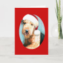 Recherche de airedales noël cartes Terrier