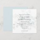 Recherche de bleu vert mariage invitations Classique