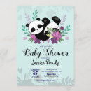 Recherche de panda baby shower invitations Fleurs