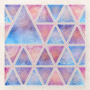 Recherche de motif triangle dessous de verres Coloré