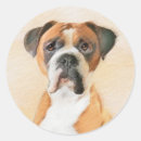 Recherche de oreille animale autocollants Boxeur