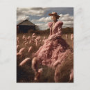 Recherche de plumes roses cartes postales Vintage