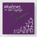Recherche de aubergine horloges Pourpre