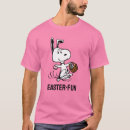 Recherche de bande dessinée de pâques tshirts Charlie brune