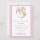 Recherche de sirène blonde invitations Aquarelle