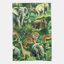 Recherche de motif girafe cuisine linges Jungle