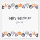 Suche nach leckerbissen aufkleber Halloween party