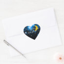 Recherche de homme sur la lune autocollants Étoiles