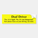 Recherche de conducteur sûr voiture autocollants Drôle