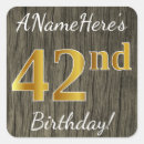 Recherche de 42 autocollants 42e anniversaire