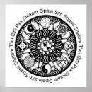 Recherche de mandalas posters Paix