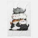 Recherche de illustration chat cuisine linges Chatons