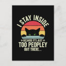 Recherche de introverti cartes postales Chat