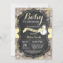 Recherche de snowman baby shower invitations Bébé son froid dehors