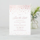Recherche de rose gold save the dates Feuille