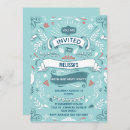 Recherche de feuille tourbillonné invitations Fête d'anniversaire