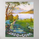 Recherche de lac de montagne posters Vintage