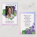 Suche nach gedenken visitenkarten Blume