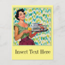 Suche nach vintage hausfrau postkarten 50er