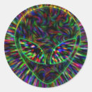 Recherche de aliens autocollants Trippé